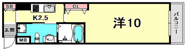 三ノ宮駅 徒歩3分 3階の物件間取画像